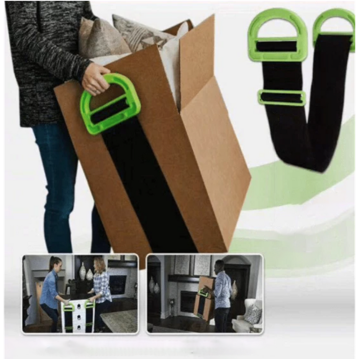 SafePickUp Adjustable Lifting Strap – Heavy Furniture & Appliance Mover