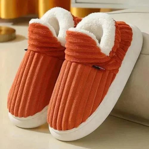 Women's Winter Indoor Slippers with Plush Lining and Anti-Slip Sole