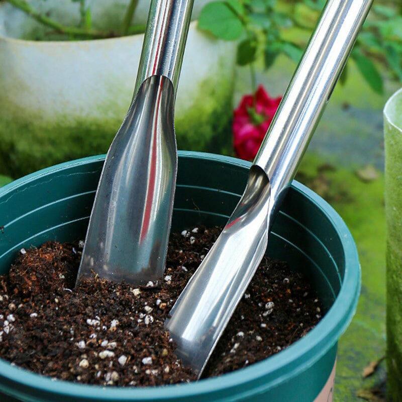 Ergonomic Garden Scoop – Heavy-Duty Tool for Digging, Weeding & Transplanting