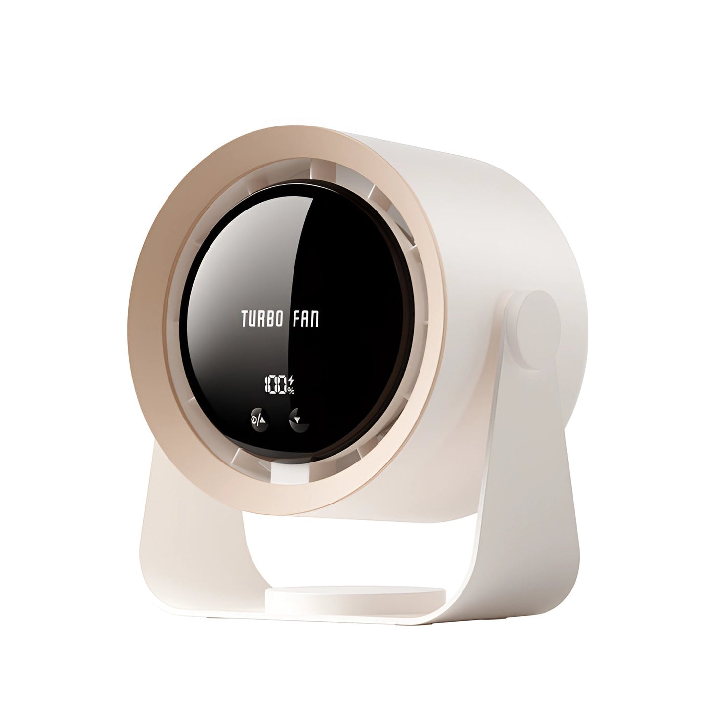 Bladeless Turbo Fan with LED Display – Compact, Quiet Cooling Solution for Bedrooms and Living Rooms