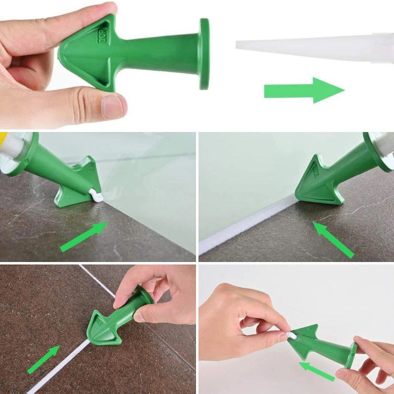 Silicone Instant Spray Tool Set – Mess-Free Sealing Nozzles for Windows, Doors & Bathtubs