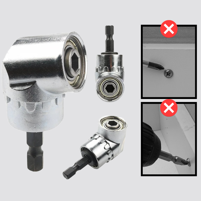 Corner Drill Adapter – 105° Angle Attachment for Tight Space Screwdriving