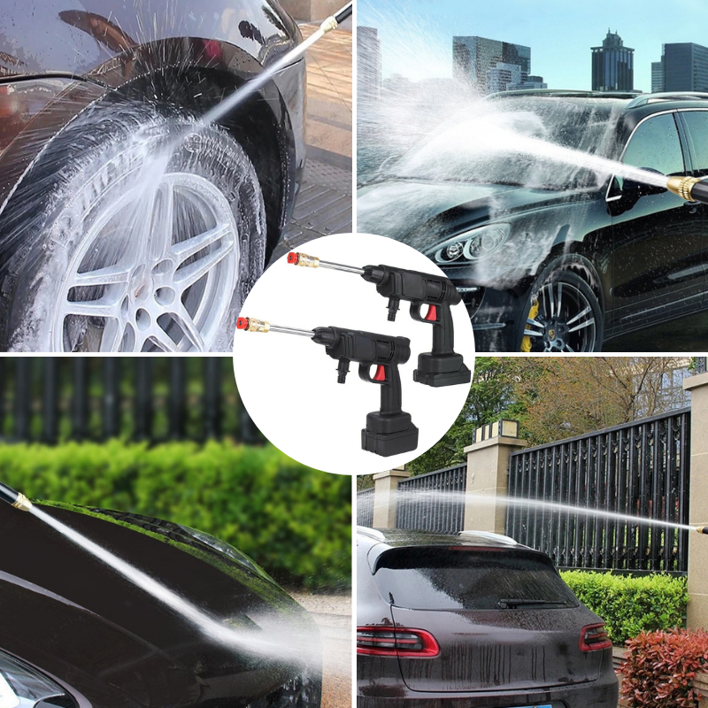 Portable Electric High-Pressure Cleaner – Powerful Cordless Washer with Long Battery Life