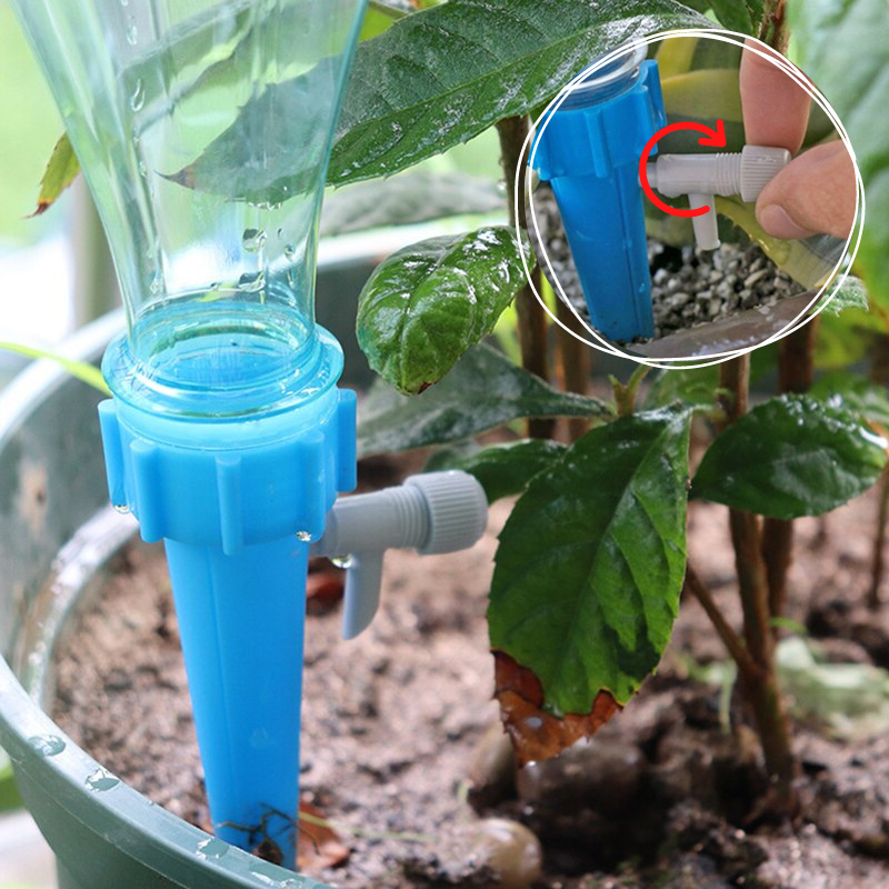 Automatic Plant Water Dropper – Self-Watering System for Indoor & Outdoor Plants | 12-Pack