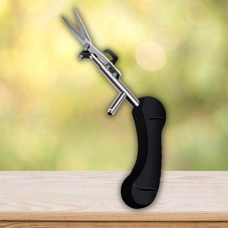 ErgoTrim Pro – Ergonomic Gardening Scissors with Long Reach & Carbon Steel Blade for Precise One-Handed Pruning