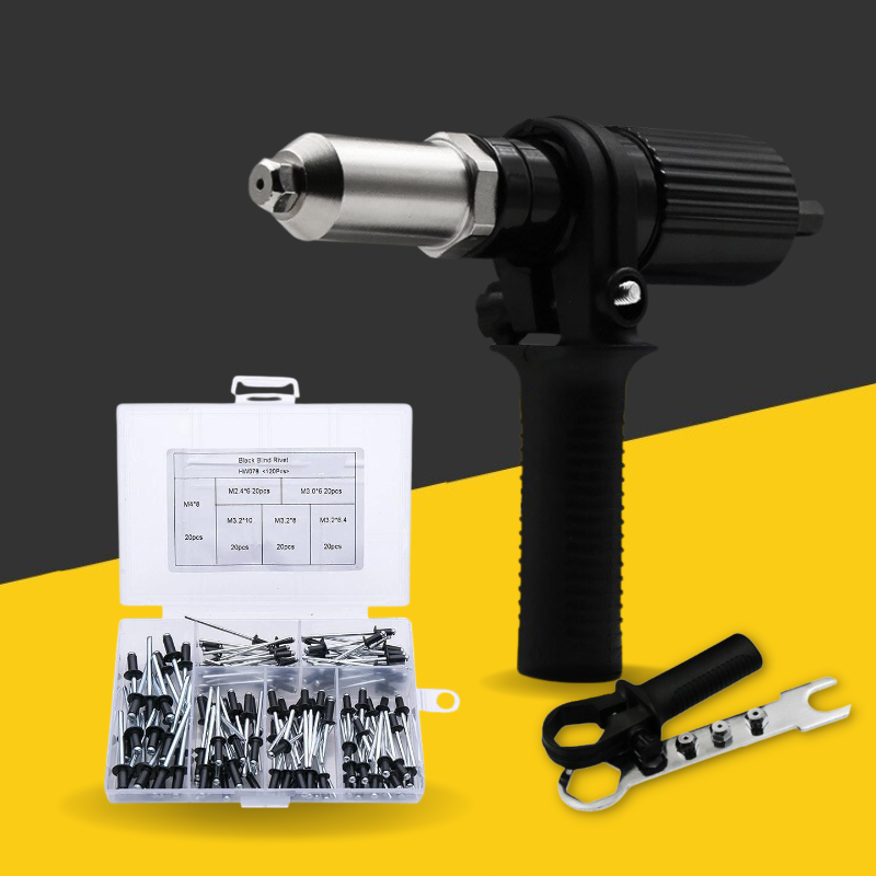 RivetPro Adapter Kit – Electric Drill Rivet Gun Attachment for Quick & Easy Riveting