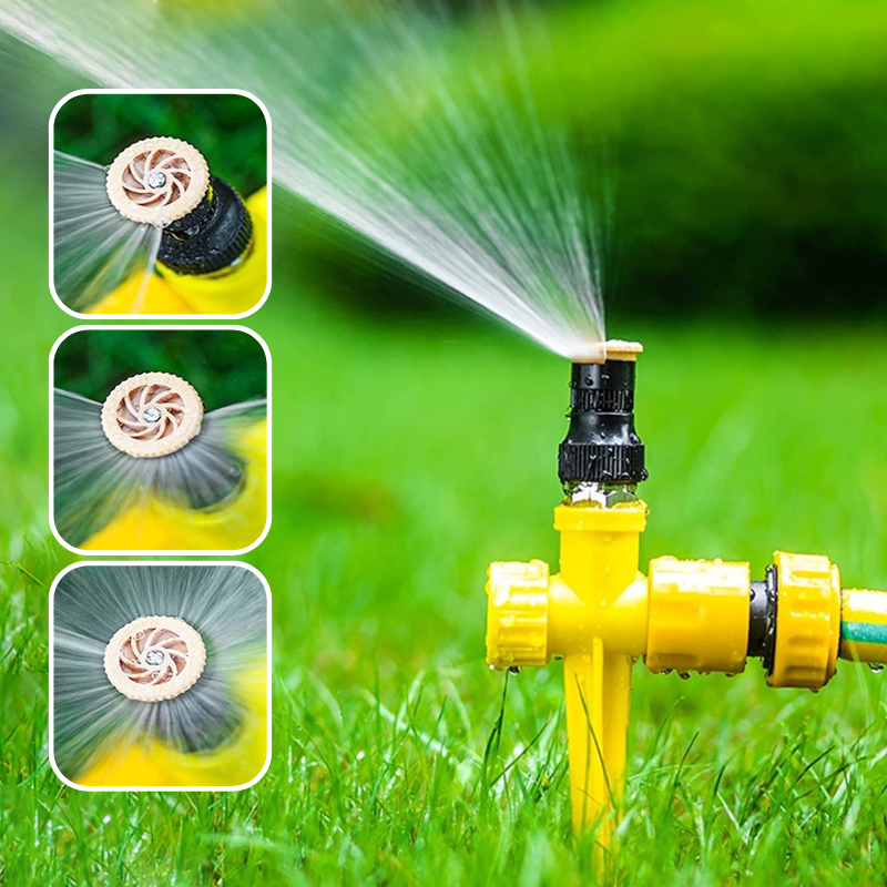 AquaOrbit Sprinkler – Automatic Rotating Sprayer with 360° Adjustable Coverage