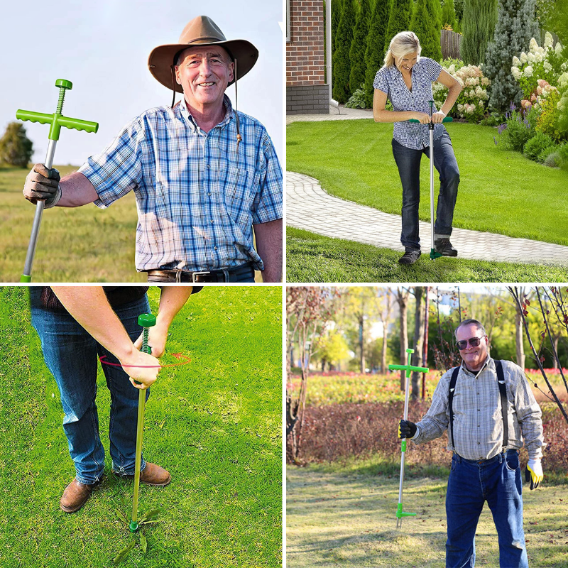 Efficient Standing Weed Puller – Upright Design for Back-Friendly Weed Removal