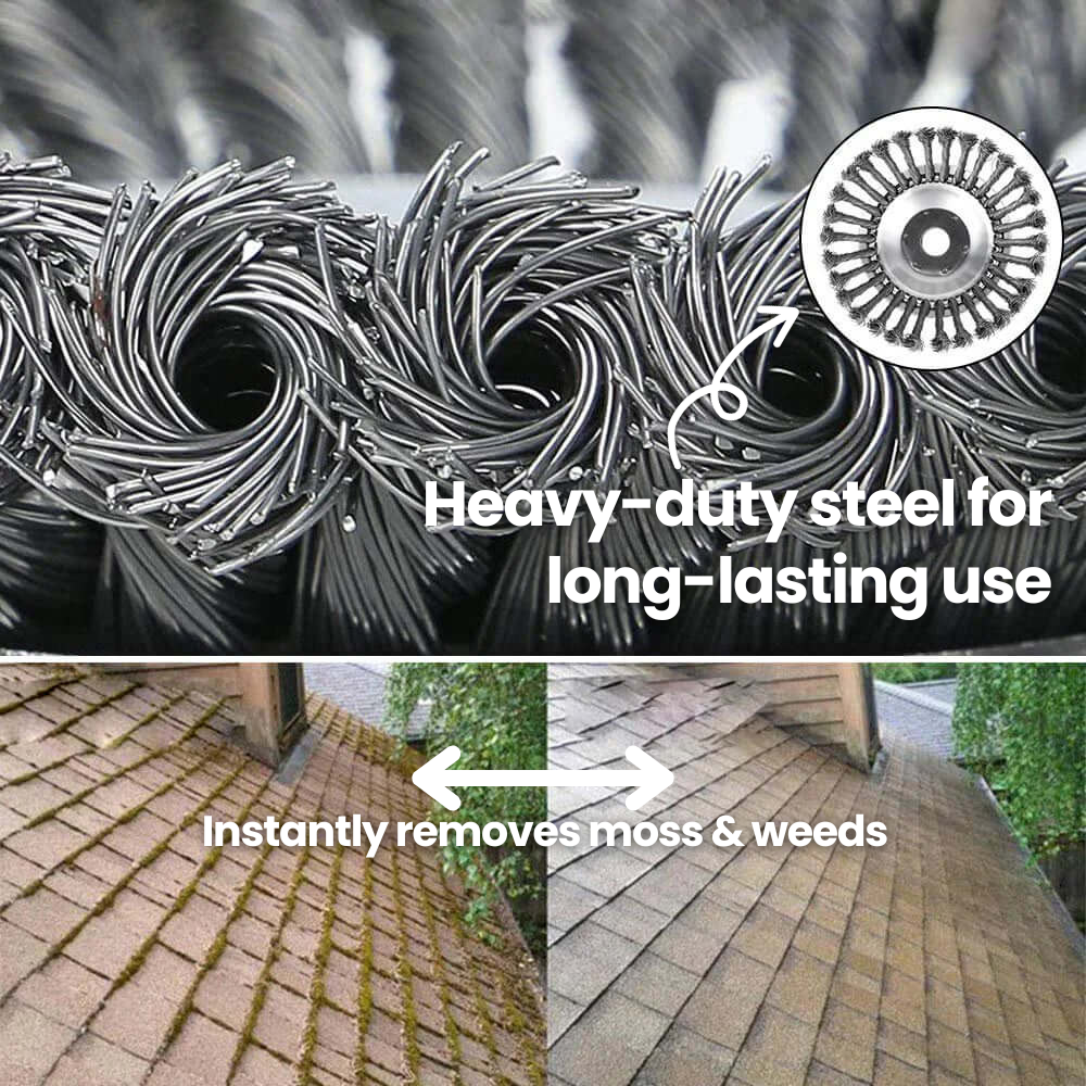 Unbreakable Wire Trimmer Knife – 360° Steel Blades for Weed-Free Lawns