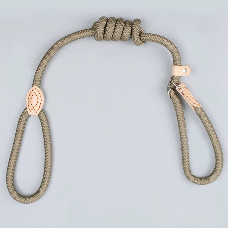 Guillaume Laisse – Heavy-Duty Climbing Rope Dog Leash | Comfortable Grip & Maximum Control