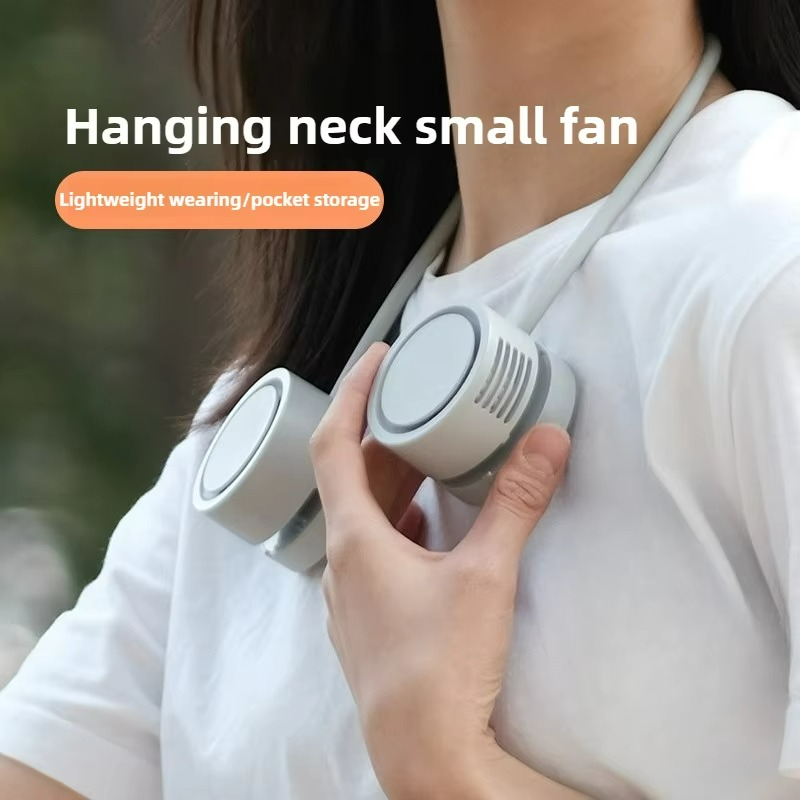 Mini USB Rechargeable Portable Neck Foldable Fan