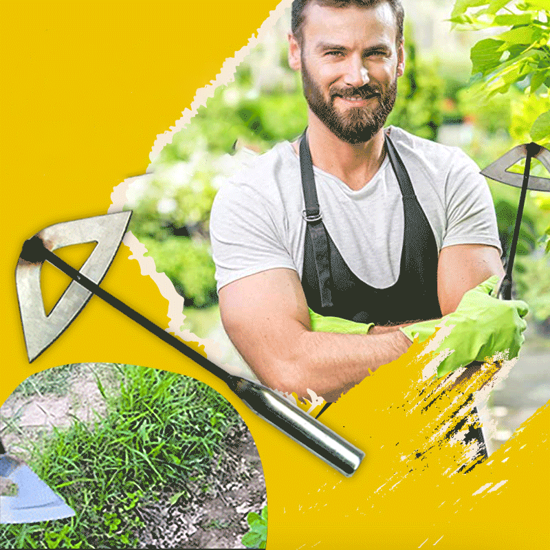 Steel Hollow Hoe – Sharp & Durable Garden Tool for Effortless Weeding and Soil Loosening