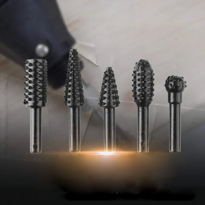 Rotary Burr Set – High-Carbon Steel Drill Bits for Wood & Metal Engraving