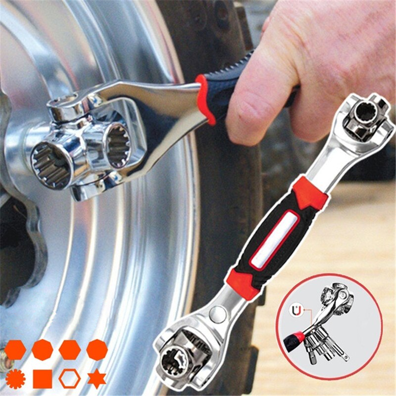 VersaWrench 48-in-1 – Multifunctional Universal Socket Wrench for Fast & Flexible Repairs