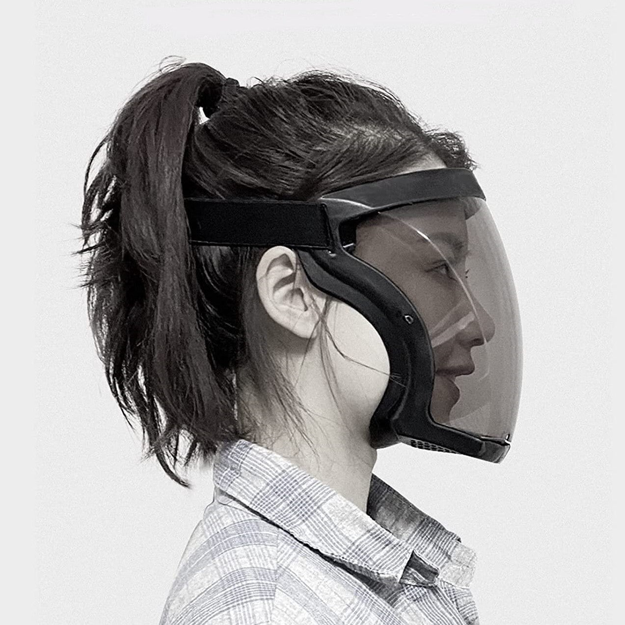 Faceshield – Full-Coverage Adjustable Face Protector with Anti-Fog & PM2.5 Filter