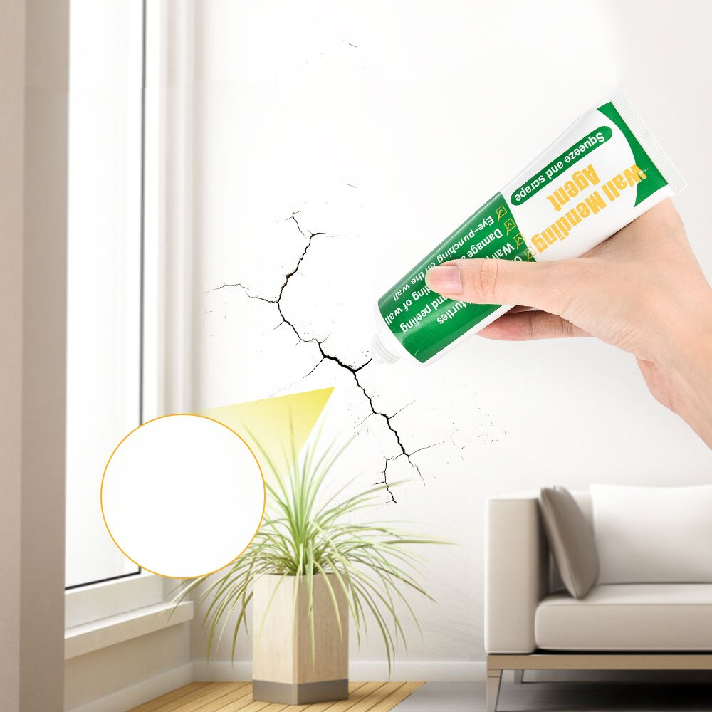 WallFix Pro – Instant Wall Repair Cream for Cracks, Holes & Stains with Scraper & Nozzle Set