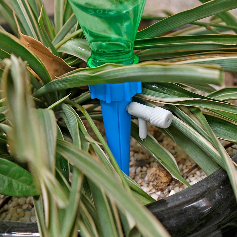 Automatic Plant Water Dropper – Self-Watering System for Indoor & Outdoor Plants | 12-Pack