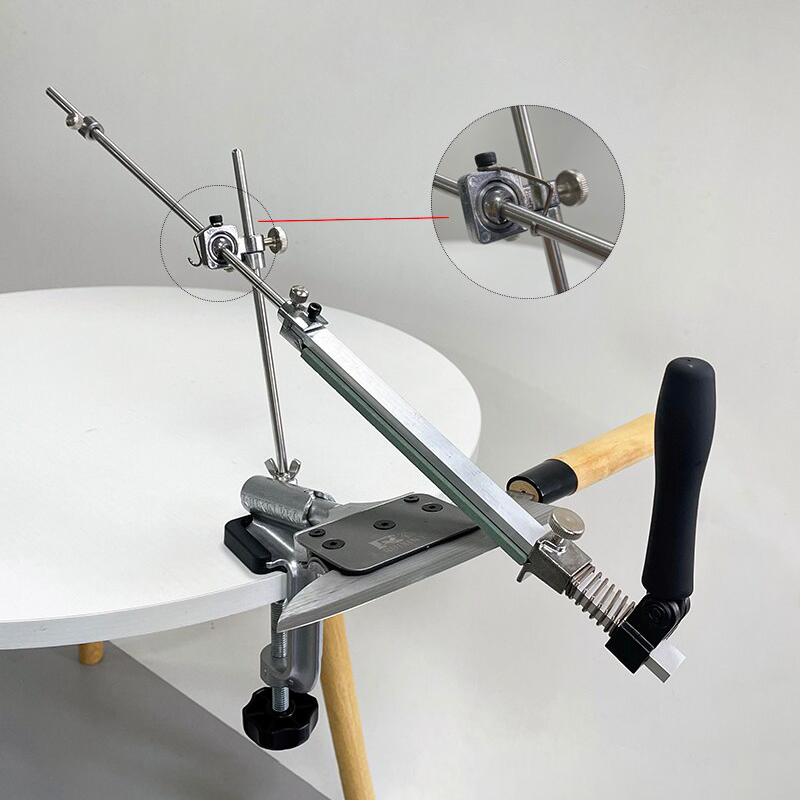 Knife Sharpener Pro – Precision Sharpening with 7-Stone System & Adjustable Angle Guide