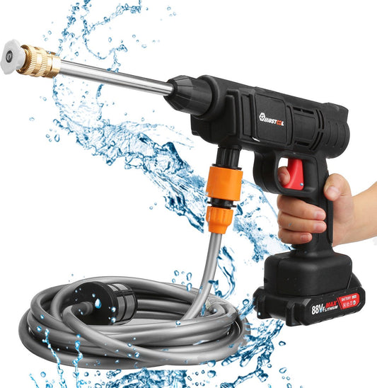 Wireless High-Pressure Cleaner – Cordless Power Washer with 12000mAh Battery for Outdoor Cleaning