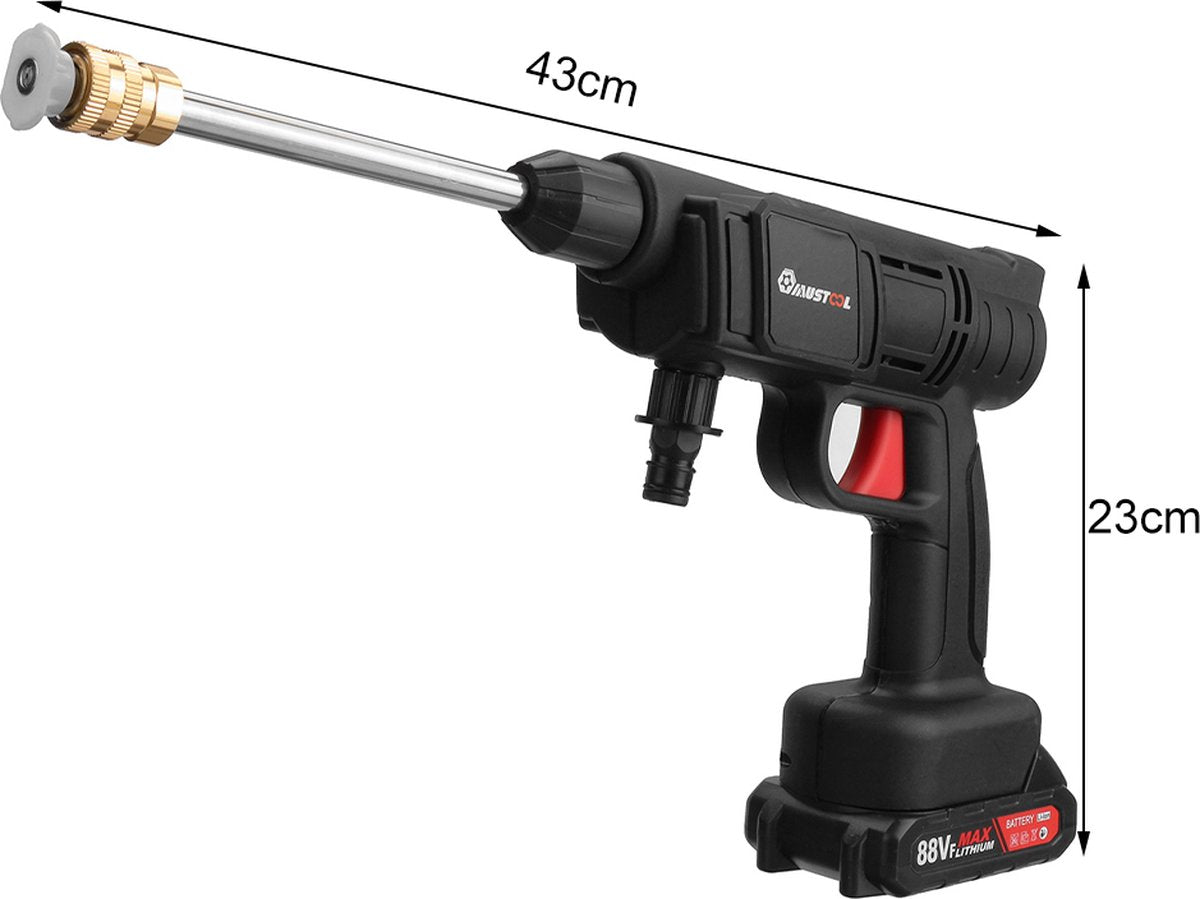 Wireless High-Pressure Cleaner – Cordless Power Washer with 12000mAh Battery for Outdoor Cleaning