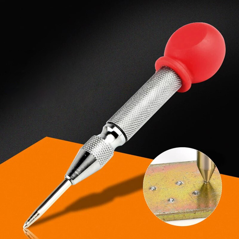 Precision Drilling Tool – Spring-Loaded Center Punch for Accurate Hole Marking