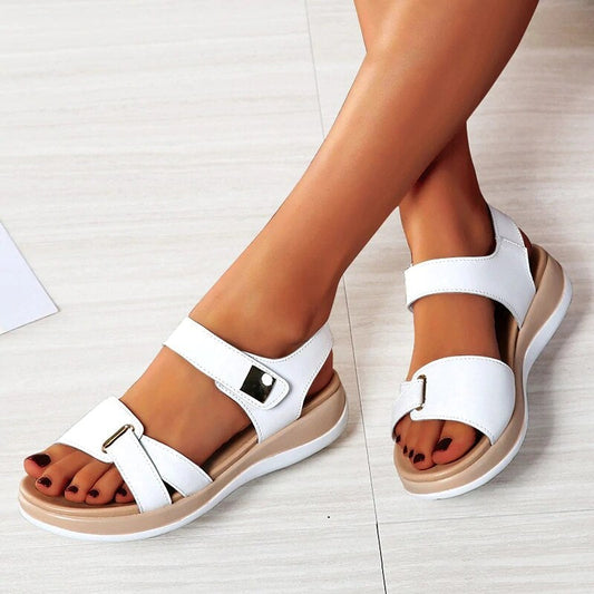 Women's Adjustable Orthopedic Sandals with Cushioned Footbed