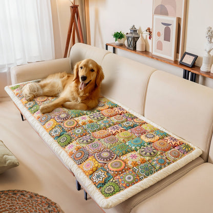 GardenGuard – Stylish Sofa Protector with Quilted Design & Non-Slip Backing