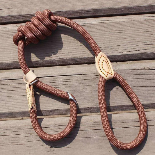 Guillaume Laisse – Heavy-Duty Climbing Rope Dog Leash | Comfortable Grip & Maximum Control