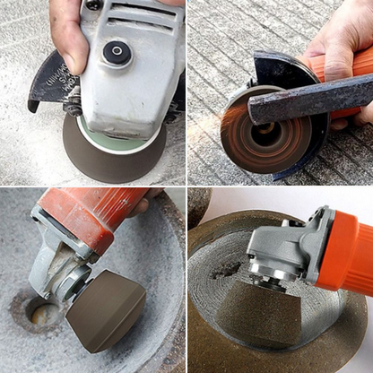 Angle Grinder Polishing Disc – Universal Tool Sharpening & Rust Removal for Efficient Metal Restoration