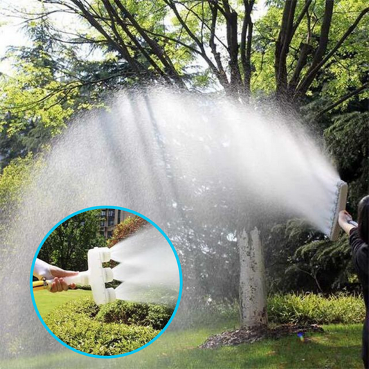 Flowerhose Irrigation Sprayer – Adjustable 3/5 Head Garden Watering System for Gentle, Even Coverage