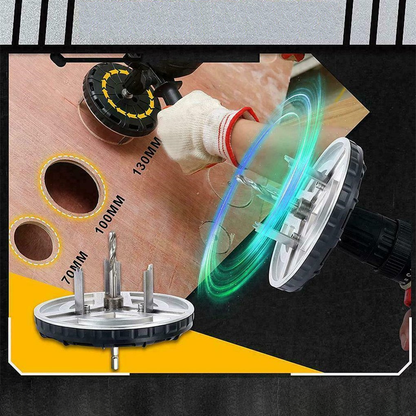 Adjustable Ponsaw – Precision Hole Cutter with 4.5–13 cm Diameter for Wood & Plastic