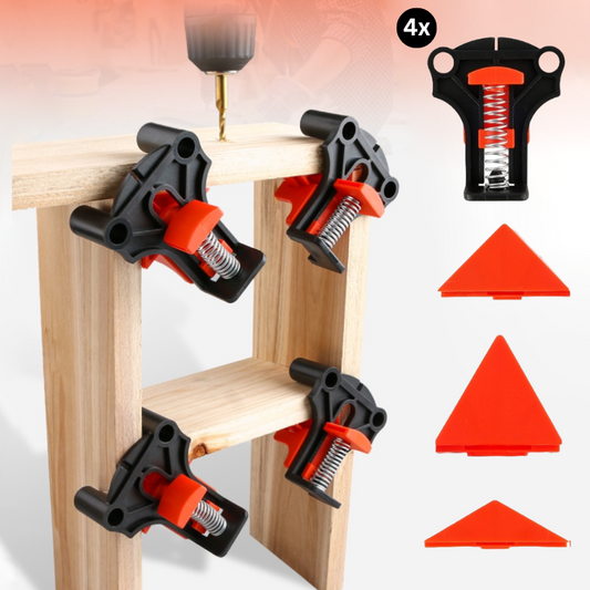 Efficient Woodworking Clamp Set – Precision Corner Clamps for Secure 60°, 90°, 120° Woodworking Projects