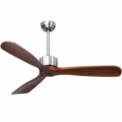 Remote-Controlled Ceiling Fan – 52-Inch Contemporary Design in Brushed Nickel | Stylish Comfort | For Modern Home Interiors