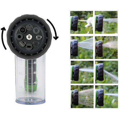 FoamJet – 8-Mode High-Pressure Foam Gun Nozzle with 100ml Soap Reservoir