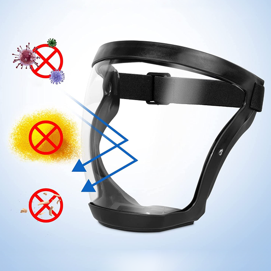 Faceshield – Full-Coverage Adjustable Face Protector with Anti-Fog & PM2.5 Filter
