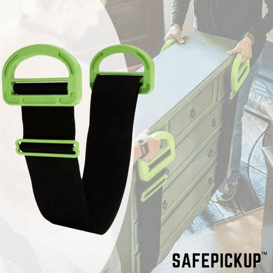 SafePickUp Adjustable Lifting Strap – Heavy Furniture & Appliance Mover