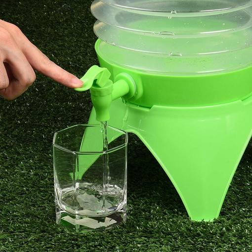 Foldable Water Container – 5.5L BPA-Free Portable Reservoir with Leak-Proof Tap