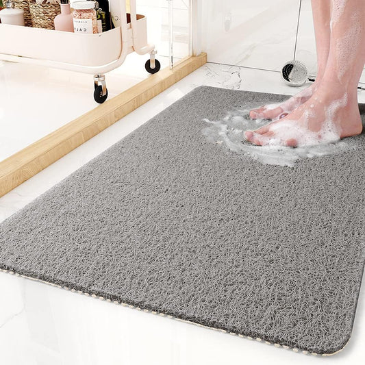 Aqualuxe Shower Mat – Non-Slip, Quick-Drying Mat with Hygienic Drainage Design