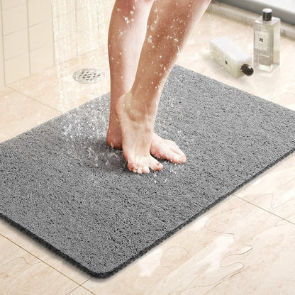 Aqualuxe Shower Mat – Non-Slip, Quick-Drying Mat with Hygienic Drainage Design
