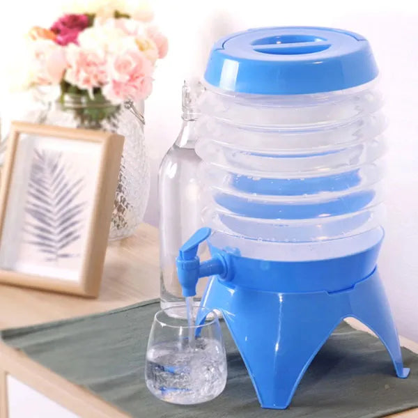 Foldable Water Container – 5.5L BPA-Free Portable Reservoir with Leak-Proof Tap