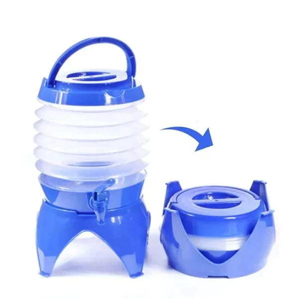 Foldable Water Container – 5.5L BPA-Free Portable Reservoir with Leak-Proof Tap