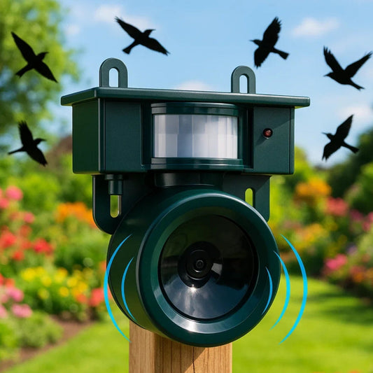 Birdguard Sensor – Motion-Activated Bird Repeller for Quiet Outdoor Spaces