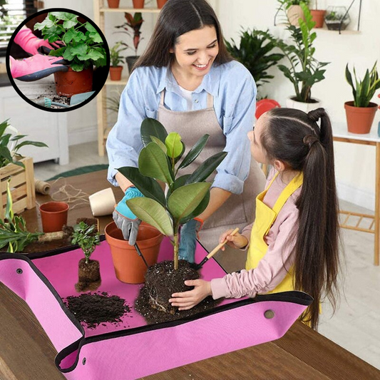 GardenMat 2.0 – Waterproof Foldable Gardening Work Mat for Clean & Organized Planting