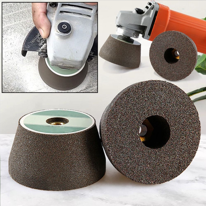 Angle Grinder Polishing Disc – Universal Tool Sharpening & Rust Removal for Efficient Metal Restoration