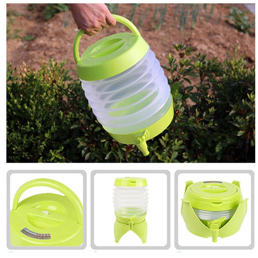 Foldable Water Container – 5.5L BPA-Free Portable Reservoir with Leak-Proof Tap
