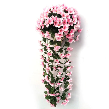 Lifelike Wisteria Flower Arrangement – Silk Hanging Vine for Natural-Looking Indoor & Outdoor Decor