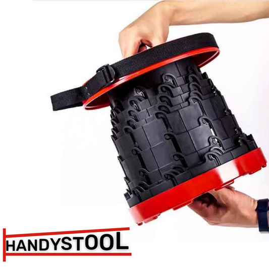 Telescopic Folding Stool – Adjustable Portable Seat for Indoor & Outdoor Comfort