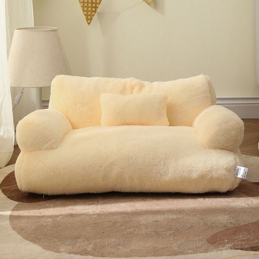 Pet Sofa Pro – Ergonomic Anti-Anxiety Bed for Dogs & Cats – Soft, Washable, Stress-Relieving Nest