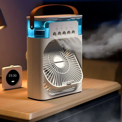Luxyecs | AirCooler Pro 3-in-1 Fan, Air Conditioner & Humidifier with 7-Color LED Light