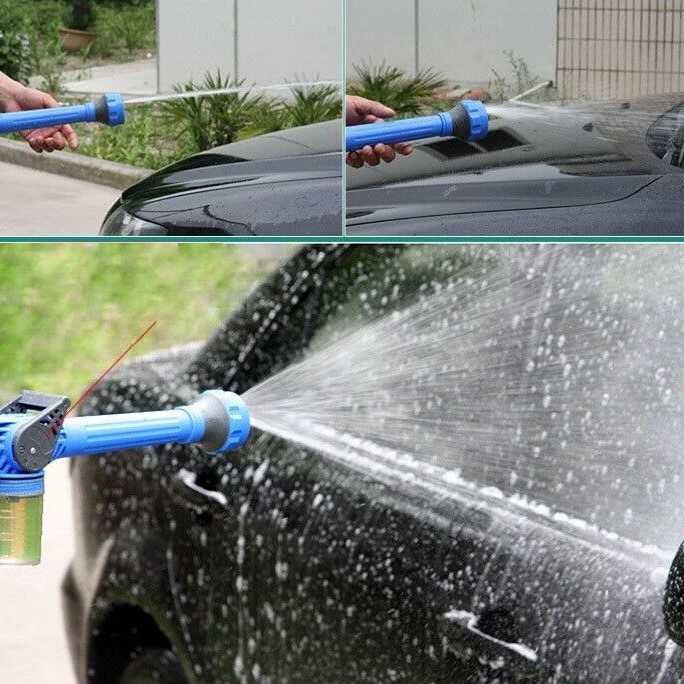 8-in-1 High-Pressure Water Gun – Built-In Soap Dispenser & Adjustable Spray for Efficient Cleaning
